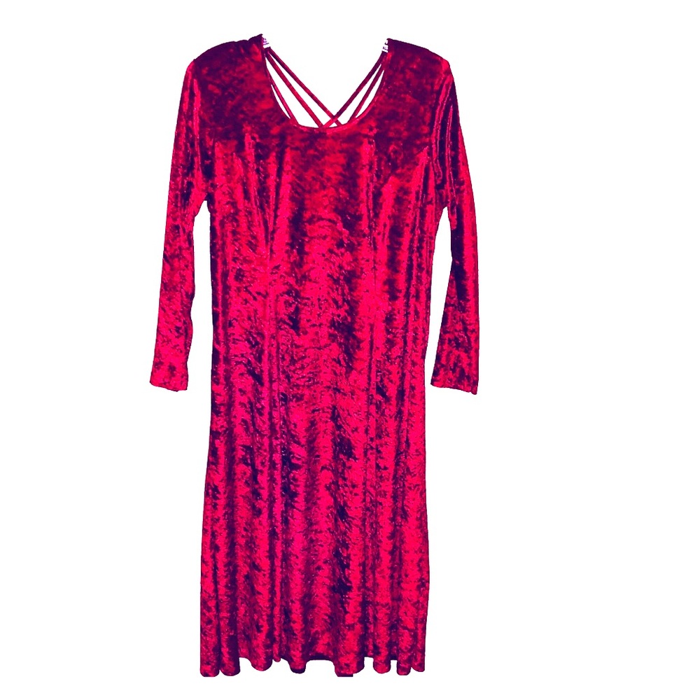 Crushed Velvet Dress